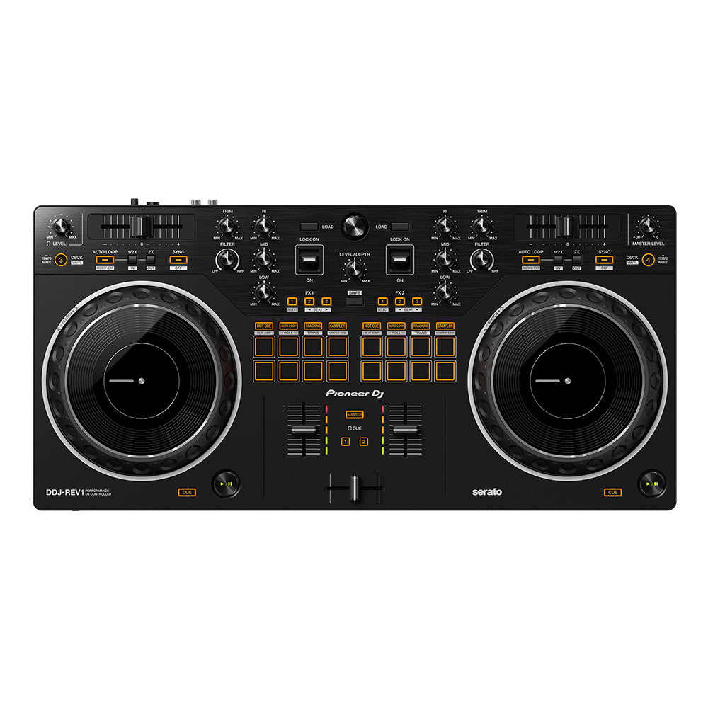 Pioneer DDJ-REV1 Scratch Style 2-Channel DJ Controller for Serato DJ-dj controller-Pioneer-Hermes Music
